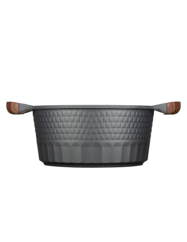 Resto Kitchenware Capella 4,6 L Okrągły Czarny, Drewno
