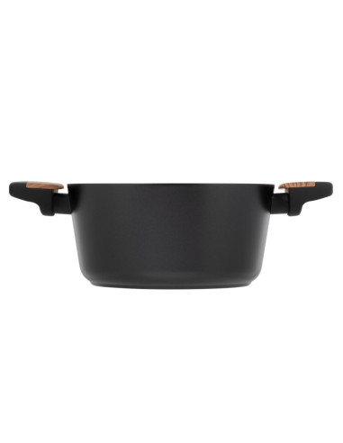 Resto Kitchenware Mon 2,6 L Okrągły Czarny, Drewno