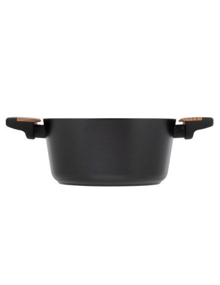 Resto Kitchenware Mon 2,6 L Okrągły Czarny, Drewno