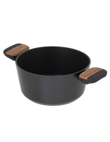 Resto Kitchenware Mon 2,6 L Okrągły Czarny, Drewno