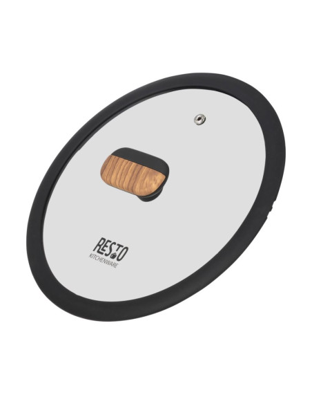 Resto Kitchenware Mon 2,6 L Okrągły Czarny, Drewno
