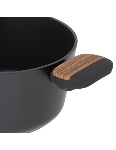 Resto Kitchenware Mon 2,6 L Okrągły Czarny, Drewno