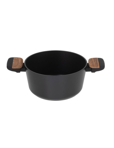 Resto Kitchenware Mon 2,6 L Okrągły Czarny, Drewno