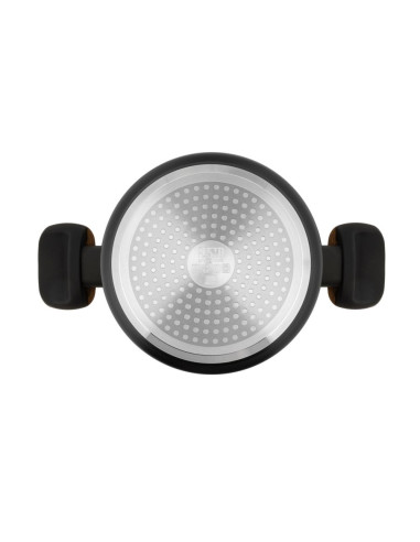 Resto Kitchenware Mon 2,6 L Okrągły Czarny, Drewno