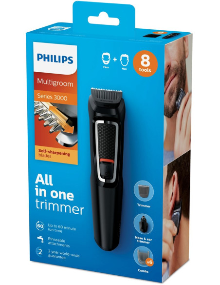 Trymer Do Brody Philips Mg3730/15 (Kolor Czarny)