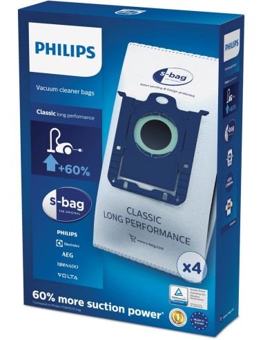 Worek Do Odkurzacza Philips (Materiał Tekstylny  Philips Fc8021/03  4 Szt.)