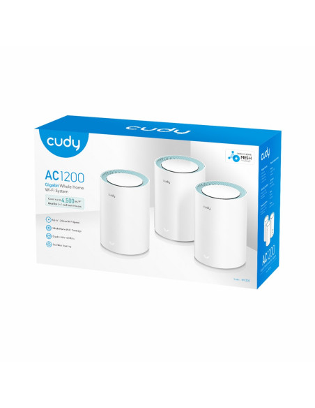 Cudy M1300(3-Pack) | Mesh, Wifi 5, 2,4Ghz/5Ghz,