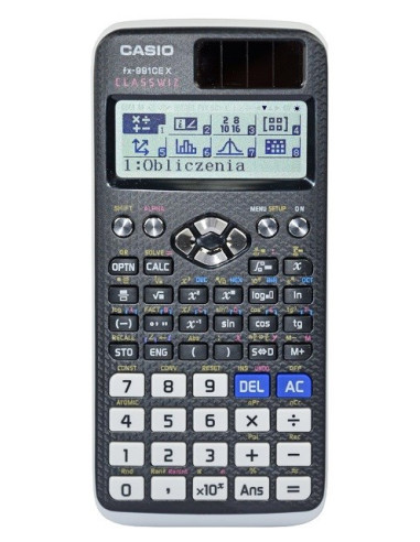 Casio Kalkulator Naukowy Fx 991Cex Classwiz Czarny, 12 Cyfrowy Wyświetlacz