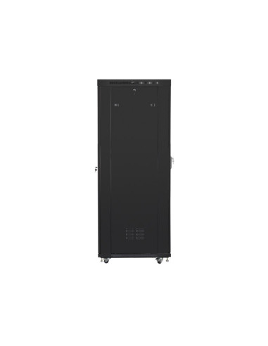 Lanberg Szafa Stojąca Rack 19" 42U 800X1200 Drzwi Perforowane Lcd Czarna (Flat Pack) Ff01-8242-23Bl