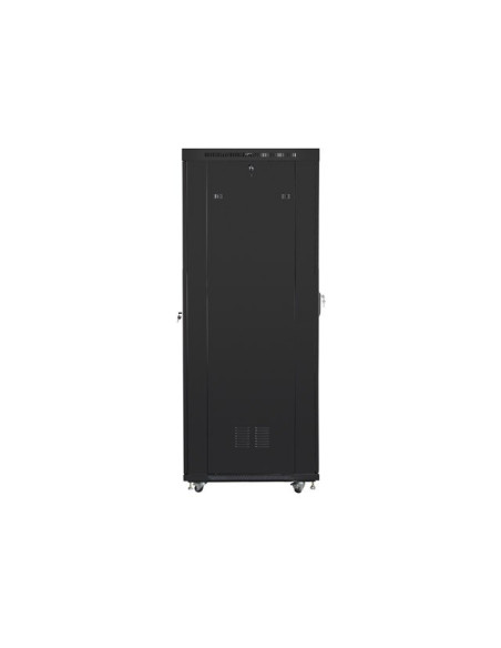 Lanberg Szafa Stojąca Rack 19" 42U 800X1200 Drzwi Perforowane Lcd Czarna (Flat Pack) Ff01-8242-23Bl