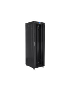 Lanberg Szafa Stojąca Rack 19" 42U 600X800 Drzwi Szklane Lcd Czarna Ff01-6842-12Bl (Flat Pack)