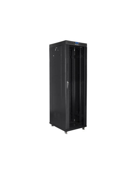 Lanberg Szafa Stojąca Rack 19" 42U 600X800 Drzwi Szklane Lcd Czarna Ff01-6842-12Bl (Flat Pack)