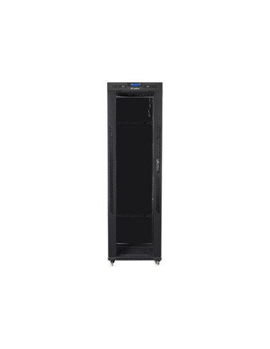 Lanberg Szafa Stojąca Rack 19" 42U 600X800 Drzwi Szklane Lcd Czarna Ff01-6842-12Bl (Flat Pack)