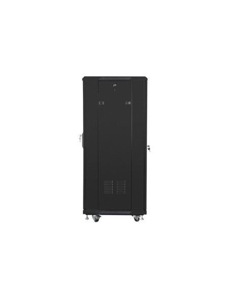 Szafa Rack Lanberg Ff01-6627-12B (27U  19''  1390Mm / 600Mm / 600 Mm  Stojąca  Szklane  800 Kg  Kolor Czarny)