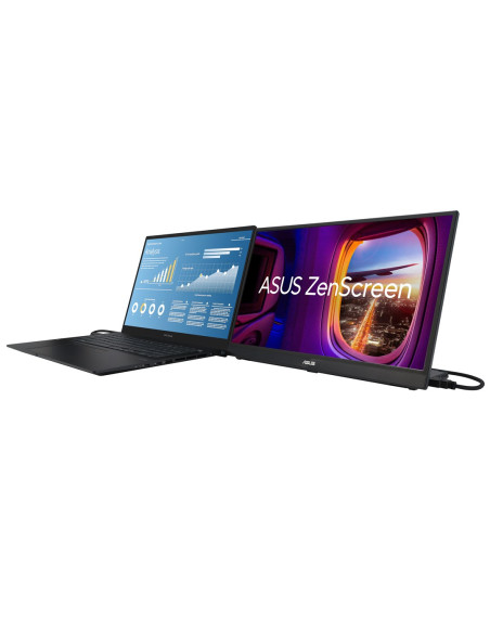 Asus Zenscreen Mb17Ahg Monitor Komputerowy 43,9 Cm (17.3") 1920 X 1080 Px Full Hd Czarny