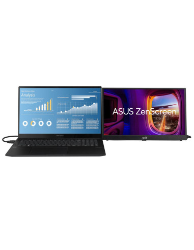 Asus Zenscreen Mb17Ahg Monitor Komputerowy 43,9 Cm (17.3") 1920 X 1080 Px Full Hd Czarny