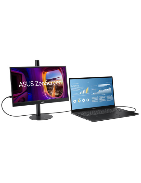 Asus Zenscreen Mb17Ahg Monitor Komputerowy 43,9 Cm (17.3") 1920 X 1080 Px Full Hd Czarny