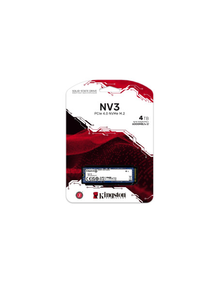 Kingston Dysk Ssd 4000G Nv3 M.2 2280 Pcie 4.0 Nvme