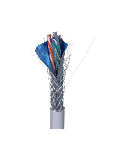 Kabel Sieciowy Lanberg Lcs6-11Cu-0305-S (S/Ftp  305M  Kat. 6  Kolor Szary)