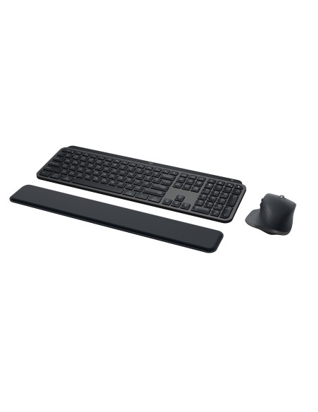 Logitech Mx Keys S Combo Klawiatura Dołączona Myszka Biuro Rf Wireless + Bluetooth Qwerty Amerykański Międzynarodowy Grafitowy