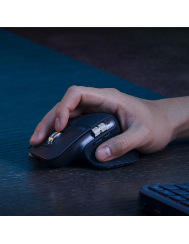 Logitech Mx Keys S Combo Klawiatura Dołączona Myszka Biuro Rf Wireless + Bluetooth Qwerty Amerykański Międzynarodowy Grafitowy