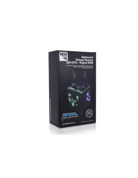 Alphacool 11999 System Chłodzenia Komputerów Procesor Chłodnica Powietrza 12 Cm Czarny 1 Szt.