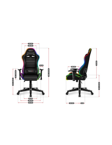 Fotel Gamingowy Dla Dziecka Huzaro Ranger 6.0 Rgb Mesh