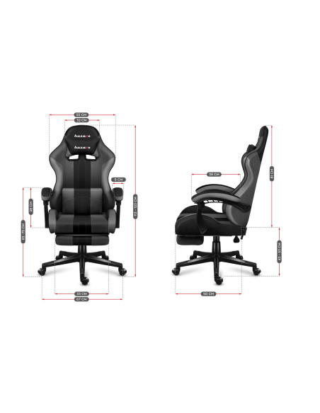 Fotel Gamingowy Huzaro Force 4.7 Grey Mesh