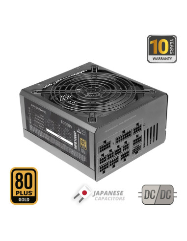 Tacens Mars Mpb1000P 1000W Dc-Dc, Atx 3.1, Pcie 5.1, 80Plus Gold - Zasilacz/Psu
