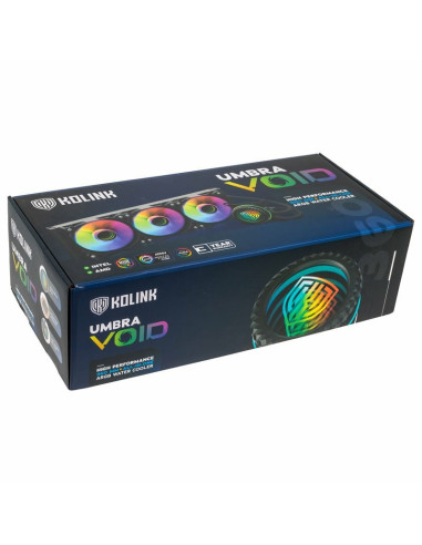 Kolink Umbra Void 360 Aio Procesor Zestaw Do Chłodzenia Płynami 12 Cm Czarny 3 Szt.
