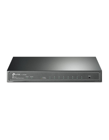 Tp-Link Tl-Sg2008 Zarządzany L2 Gigabit Ethernet (10/100/1000) Czarny
