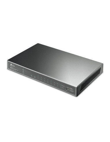 Tp-Link Tl-Sg2008 Zarządzany L2 Gigabit Ethernet (10/100/1000) Czarny