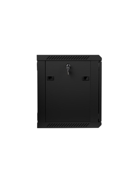 Szafa Jednosekcyjna Lanberg Wf01-6409-10B (9U  502Mm / 600Mm / 450 Mm  Wisząca  Szklane  19''  Kolor Czarny)