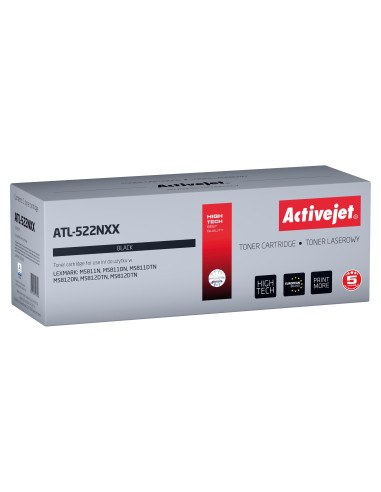 Activejet Atl-522Nxx Toner (Zamiennik Lexmark 52D2X00 (522X)  Supreme  45000 Stron  Czarny)