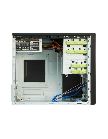Chieftec Xt-01B-350Gpb Zabezpieczenia & Uchwyty Komputerów Mini Tower Czarny 350 W