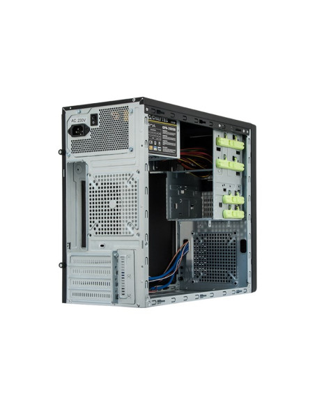Chieftec Xt-01B-350Gpb Zabezpieczenia & Uchwyty Komputerów Mini Tower Czarny 350 W