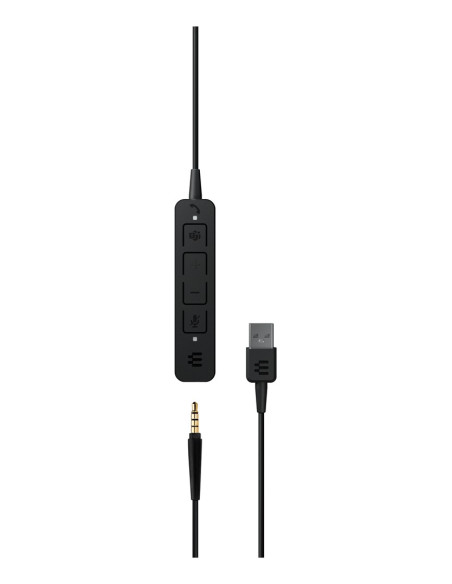 Epos Adapt 165T Usb Ii Zestaw Słuchawkowy Przewodowa Opaska Na Głowę Biuro/Centrum Telefoniczne Usb Typu-A Czarny
