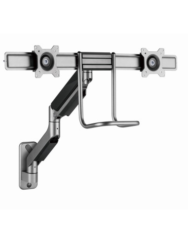 Gembird Ścienne Regulowane Ramię/Uchwyt Na 2 Monitory 17-32, Vesa 100X100Mm, Do 8 Kg