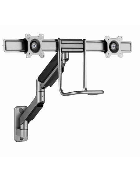 Gembird Ścienne Regulowane Ramię/Uchwyt Na 2 Monitory 17-32, Vesa 100X100Mm, Do 8 Kg