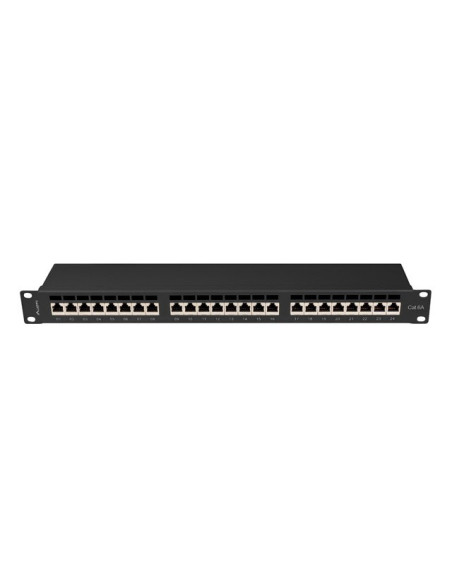 Lanberg Patch Panel 24 Port 1U 19" Kat.6A Ftp Czarny Ppsa-1024-B