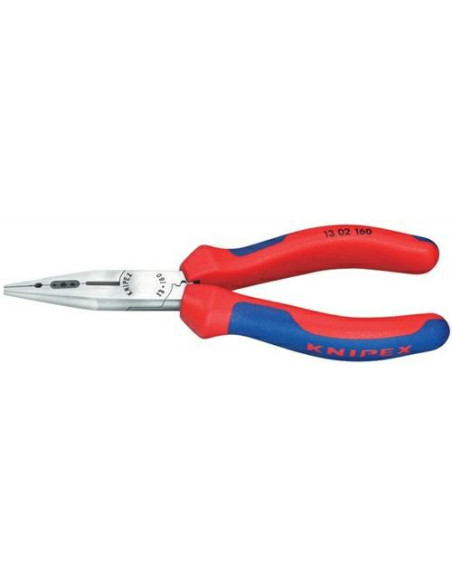 Knipex 13 02 160 Szczypce Wielofunkcyjne 1 Przyb. Niebieski, Czerwony