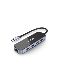 Unitek Hub Usb-C 3.1, Rj-45,3Xusb-A,Hdmi,4K,Pd100W