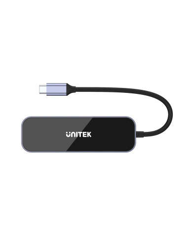 Unitek Hub Usb-C 3.1, Rj-45,3Xusb-A,Hdmi,4K,Pd100W