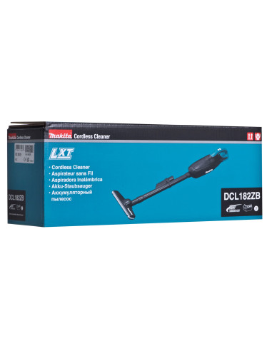 Odkurzacz 18V Bez Aku I Ładow Dcl182Zb Makita opakowanie