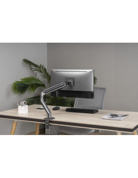 Gembird Biurkowe Regulowane Ramię/Uchwyt Na Monitor 17-32, Vesa 100X100Mm, Do 9 Kg, Kolor Szary