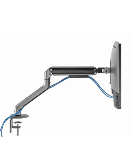 Gembird Biurkowe Regulowane Ramię/Uchwyt Na Monitor 17-32, Vesa 100X100Mm, Do 9 Kg, Kolor Szary