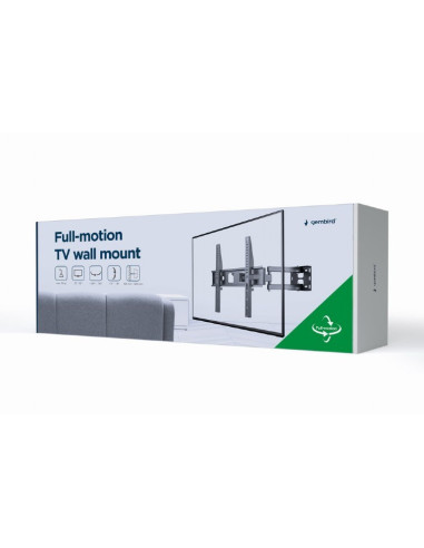 Gembird Wm-55St-03 Uchwyt Do Telewizorów 139,7 Cm (55") Czarny