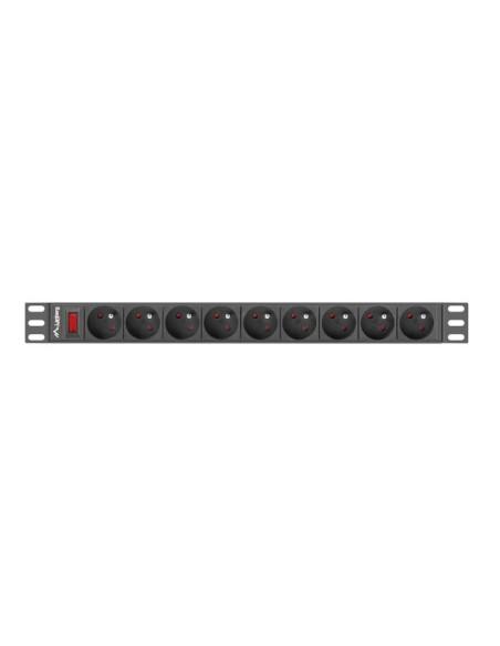 Listwa Rack Lanberg Pdu-09E-0300-Bk (7 X Ute  16 A (3680 W)  3M  Kolor Czarny)