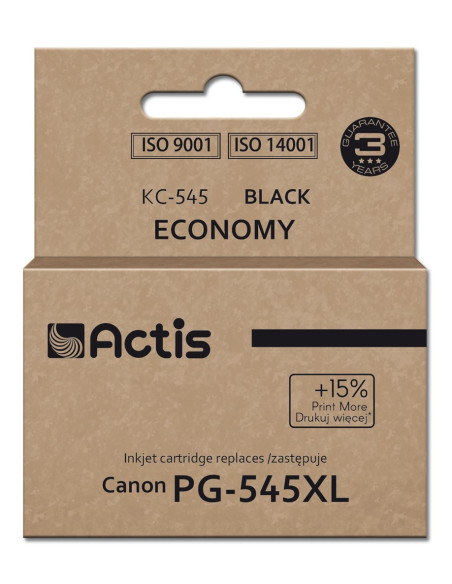 Actis Kc-545 Tusz (Zamiennik Do Canon Pg-545Xl  Supreme  15 Ml  207 Stron  Czarny).