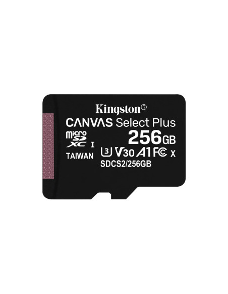 Karta Pamięci Kingston Canvas Select Plus Sdcs2/256Gbsp (256Gb  Class 10, Class A1  Karta Pamięci)